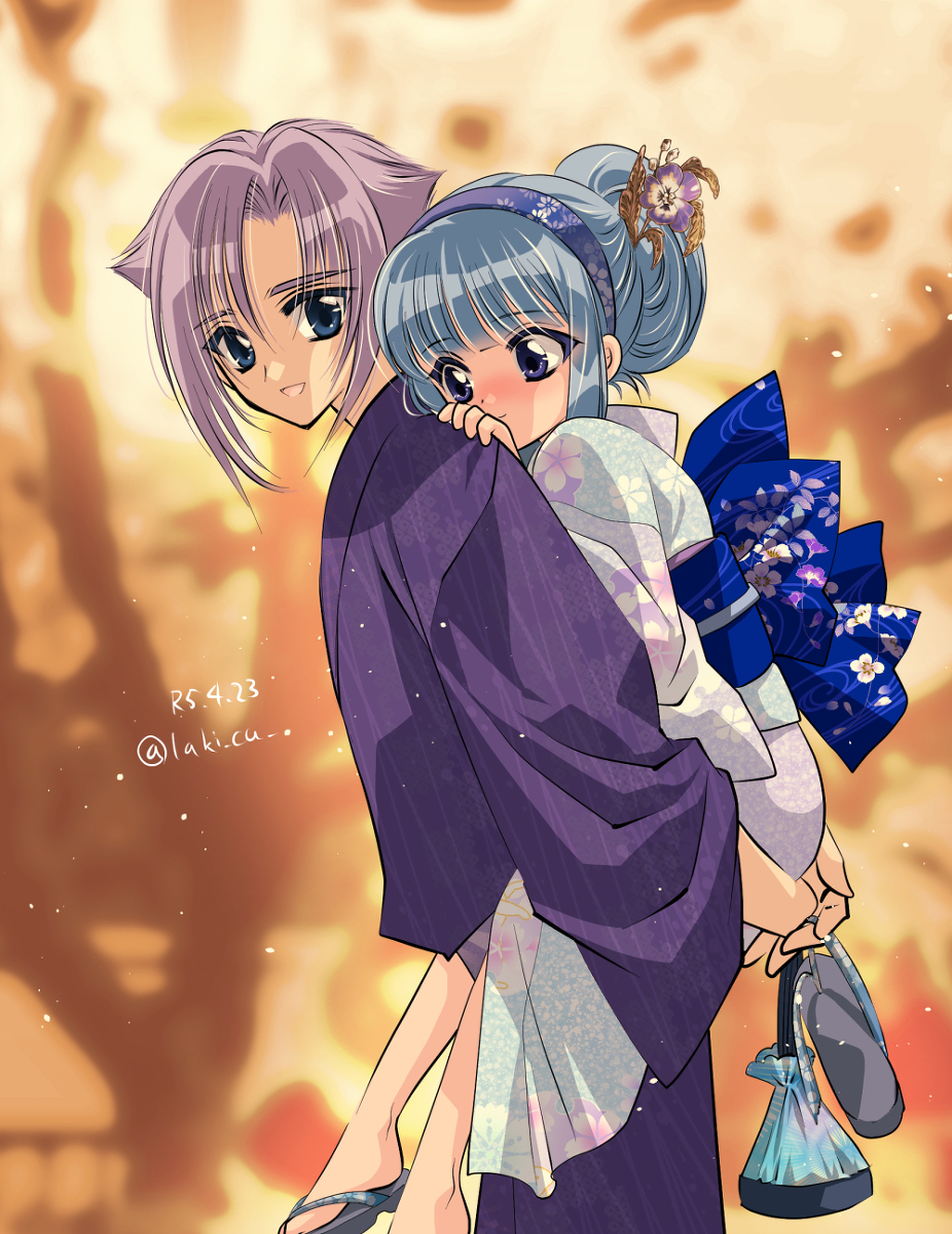 現パロ】クレ海・フェ風・イー光【浴衣編】 #魔法騎士レイアース