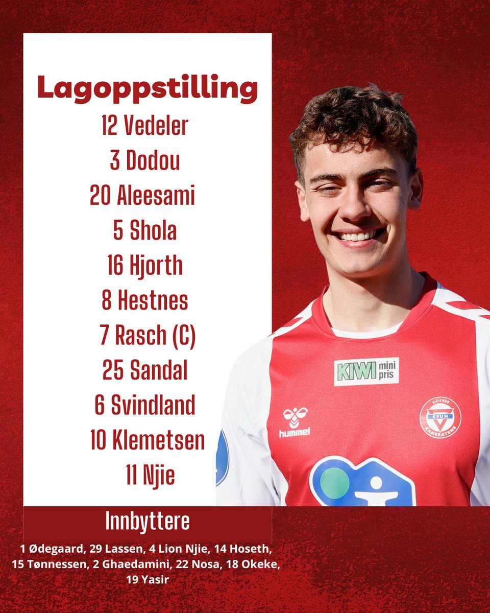 Sverre Sandal starter sin første kamp i OBOS-ligaen 🤩