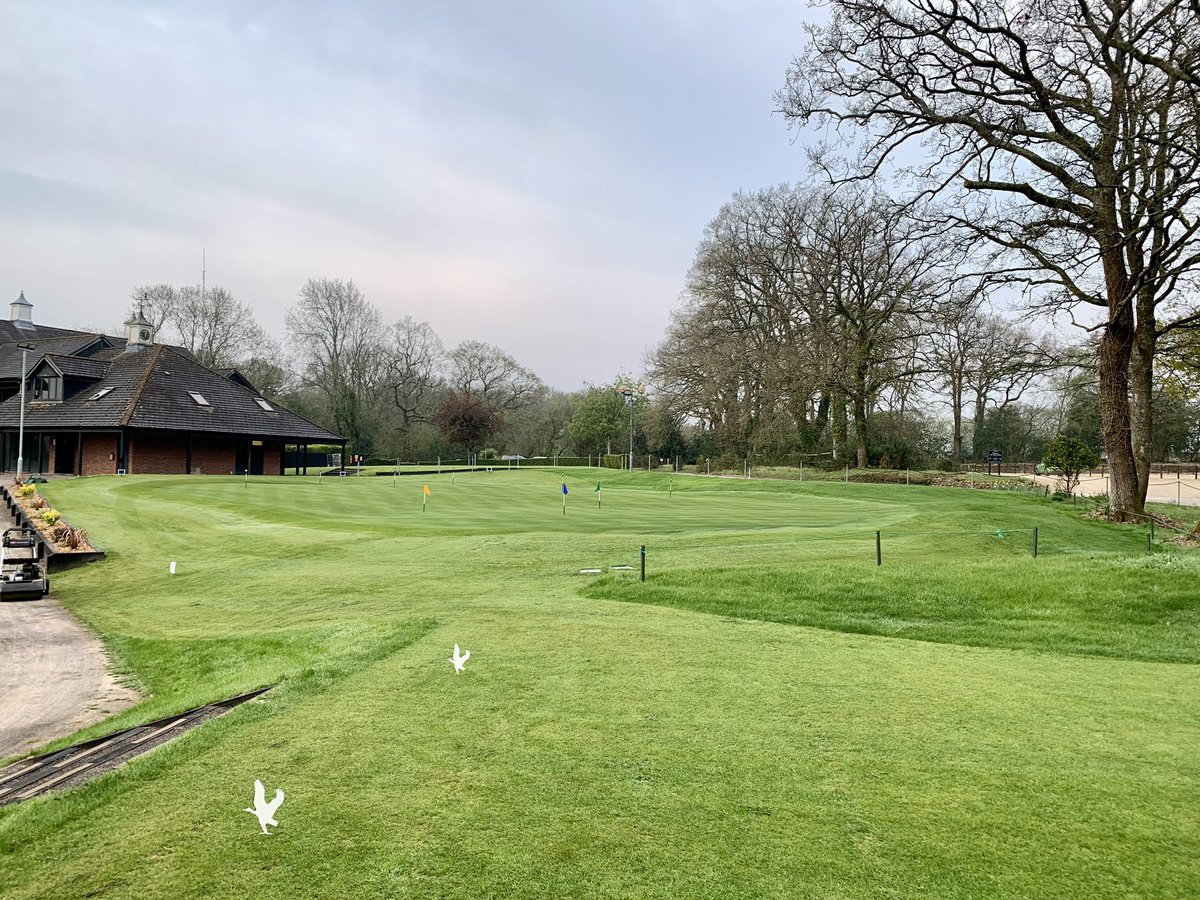 AndyClarkCM's tweet photo. Really excited to open our new short-game practice area and 1st competition tee this weekend. Our biggest in-house project to date and already a hit with members and guests. @CraneValleyGolf @HoburneGolf @GK_Ewing96 https://t.co/Ty9scdxK8P