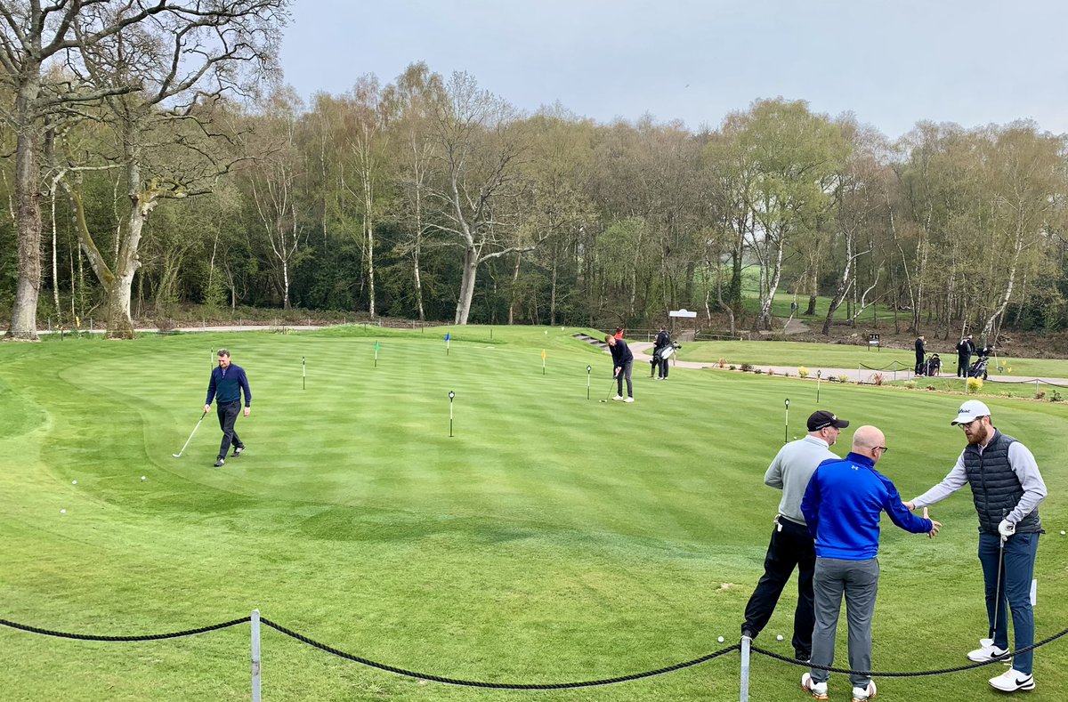 AndyClarkCM's tweet photo. Really excited to open our new short-game practice area and 1st competition tee this weekend. Our biggest in-house project to date and already a hit with members and guests. @CraneValleyGolf @HoburneGolf @GK_Ewing96 https://t.co/Ty9scdxK8P
