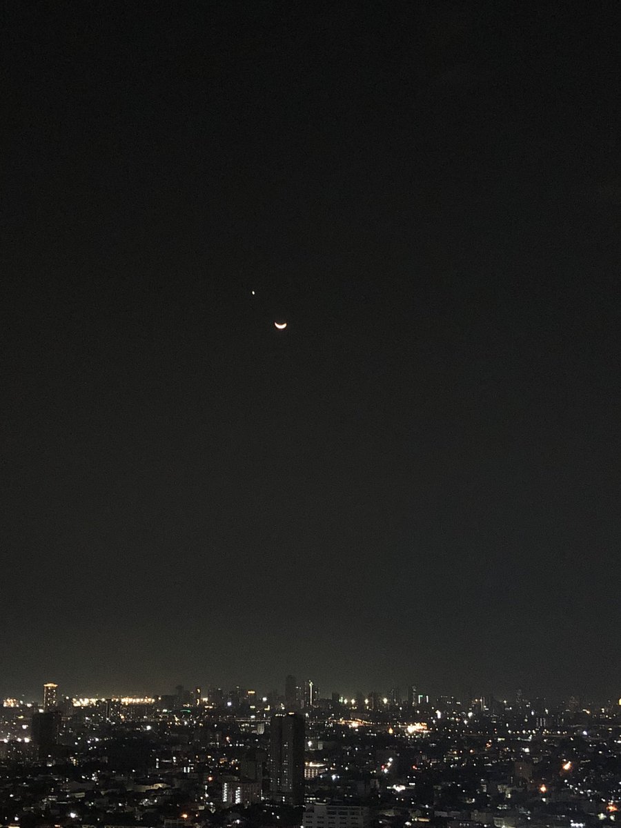 We meet again.. crescent moon and venus