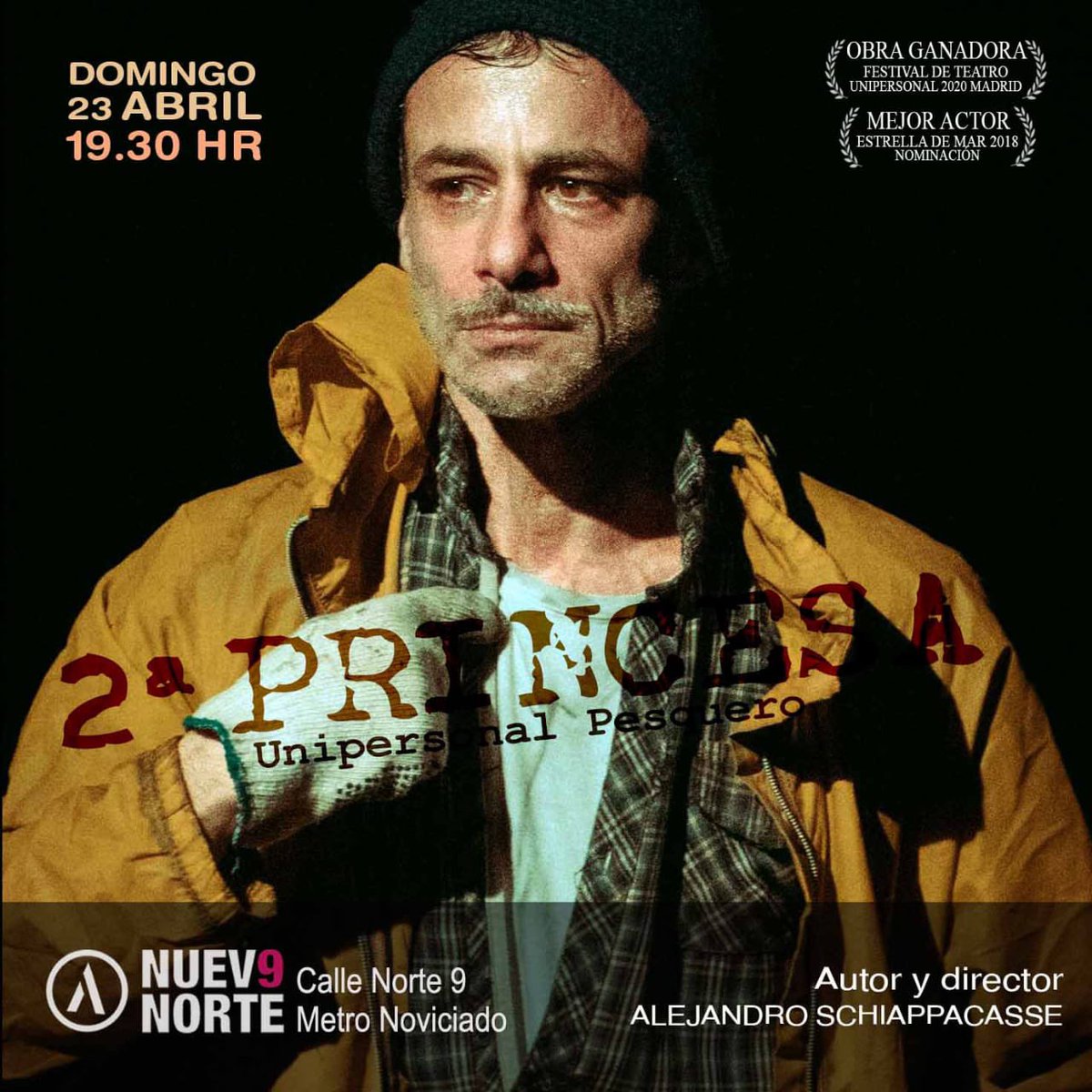 ¡Últimas entradas para la última función de 2ª PRINCESA! Un día muy emotivo para una obra que adoramos en la sala. Enhorabuena, Lucas Ferraro y gracias por el talento y el cariño♥️ Entradas en atrapalo.com/entradas/2-pri…