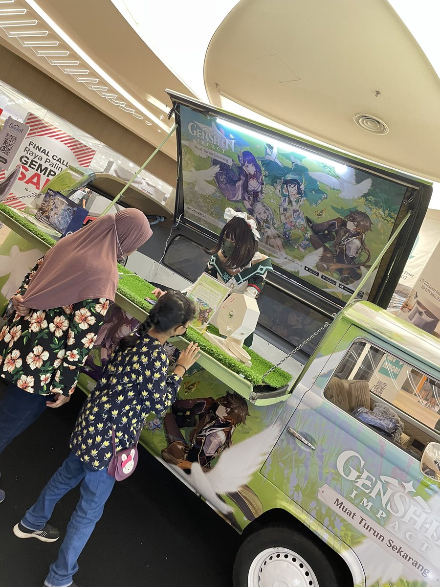 I will travel to ioi city mall with the genshin impact caravan! #GenshinImapct #RayaSamaGenshin