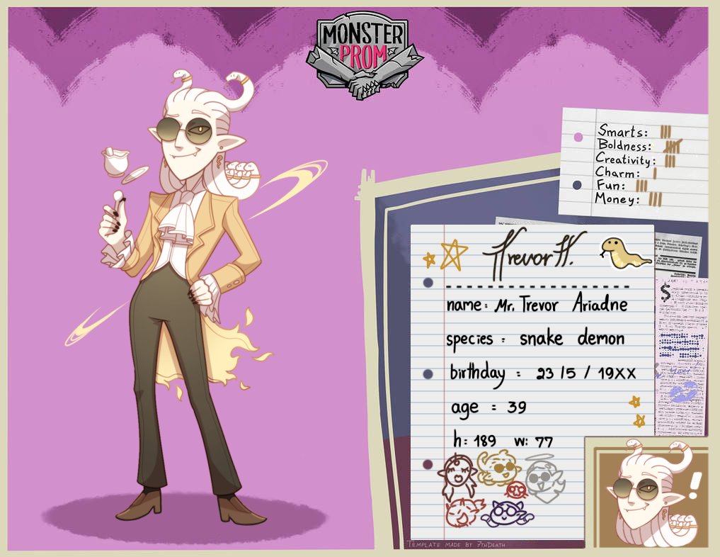 💛 His name is Trevor Ariadne 💛

-  ℒ𝑜𝓎𝒶𝓁𝓉𝓎 𝓉𝑜 𝓂𝓎𝓈𝑒𝓁𝒻 𝒶𝓃𝒹 𝑜𝓉𝒽𝑒𝓇𝓈 𝒾𝓈 𝒶 𝓉𝓇𝑒𝒶𝓈𝓊𝓇𝑒 𝓉𝒽𝒶𝓉 ℐ 𝓈𝒽𝑜𝓊𝓁𝒹 𝒽𝒶𝓋𝑒.  -

... = บรรยาย , เล่า
" ... " = พูด
*...* = เสียงประกอบ
( ... ) = ผปค.
💛🐍 = ออริเล่นโซเชียล

💛 อจ.บรรณารักษ์เป็นคนใสๆนะ 💛