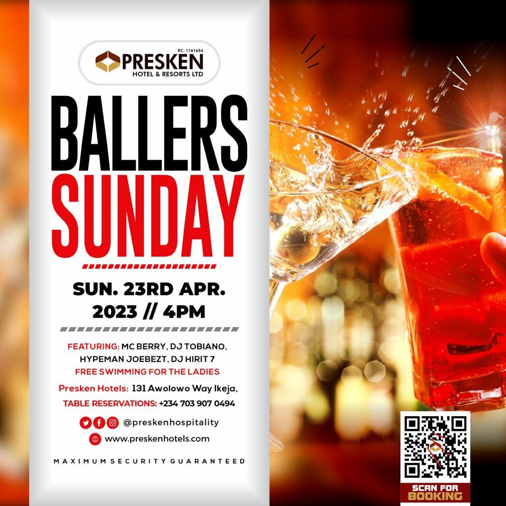 Presken_Hotels's tweet photo. All road leads to Presken Awolowo for #Ballers Sunday.
We love to see you @Preskenawolowo https://t.co/mfCikhUdDo