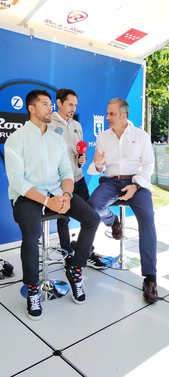 Con nuestro portavoz <a href="/Ortega_Smith/">Javier Ortega Smith</a> en el Maratón de Madrid apoyando a los deportistas y madrileños que disfrutan del deporte.

Y que mejor ocasion para presentar a Cristian Toro, <a href="/TORO_CT7/">Cristian Toro</a>, medallista olímpico y candidato de VOX al Ayuntamiento y próximo Concejal de Deportes.