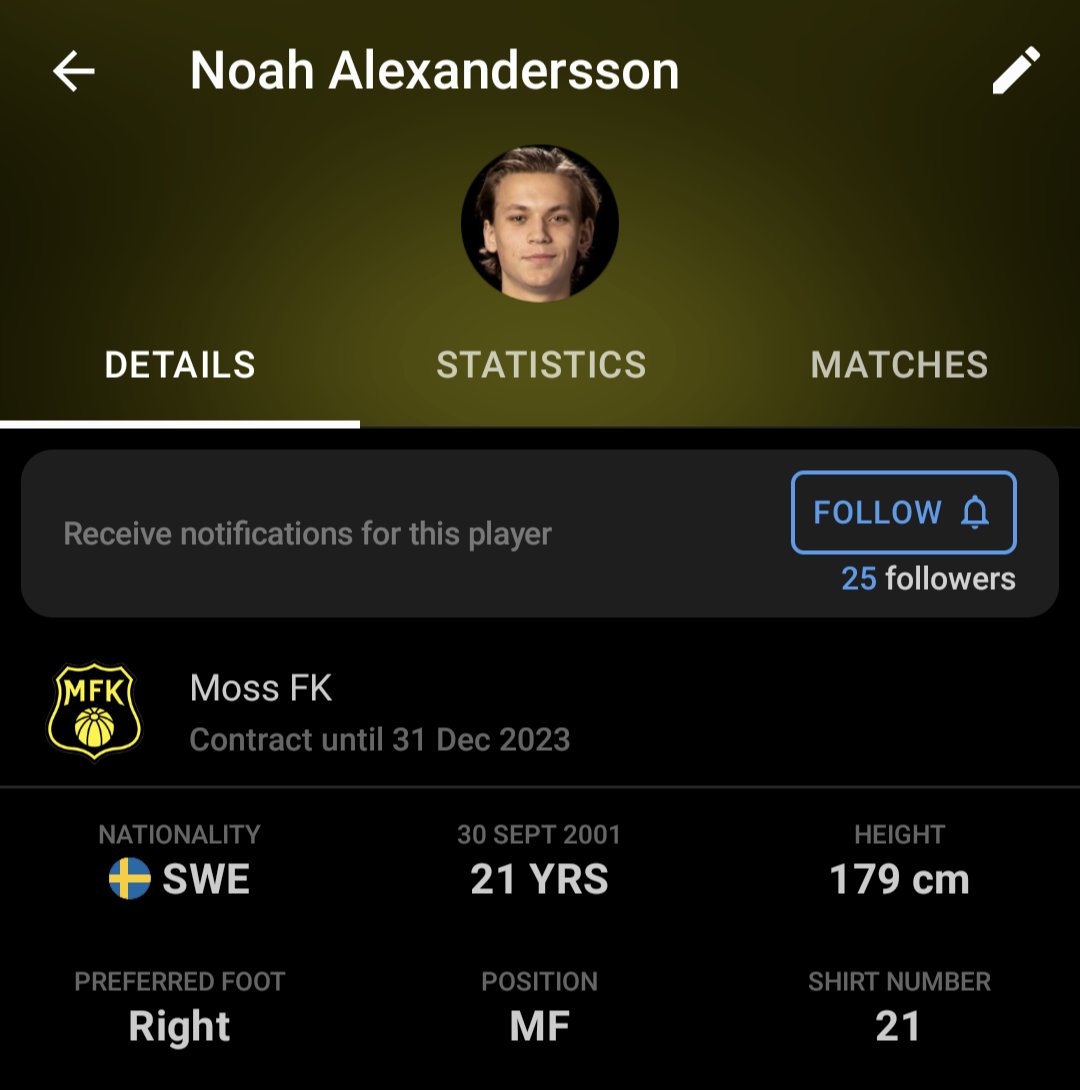 He's yet to get going but <a href="/MossFK1906/">Moss Fotballklubb</a> forward Noah Alexandersson will be looking to prove he can cut it at this level. 

Capable in the lower leagues, we think he can build on a good 2022 season and help his team to a win today. 

Certainly has more to offer than he's shown 💪