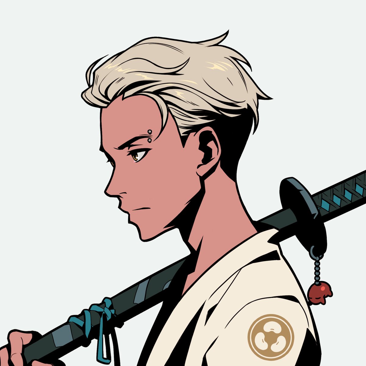 nefretiriii's tweet photo. AI-made SBB Husbando with a lil amateur tweaks by yours truly. Don’t know how to copy pasta the bean logo from 117’s yukata without it looking like copy pasta. But, how did I do? 🥲 https://t.co/GSu5Co1MNu