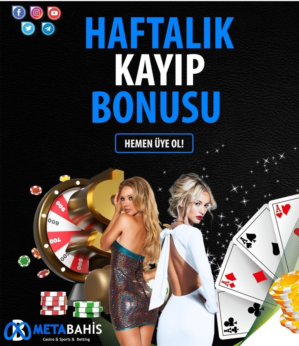 🥳 #METABAHİS'DEN PAZAR GÜNÜNE ÖZEL HAFTALIK KAYIP BONUSU!

🎁 30 TL HOŞ GELDİN BONUSU!

🎁 %300 İLK YATIRIM BONUSU!

🎁 GÜNLÜK HER YATIRIMINA %50 FREEBET BONUSU!

🔗bit.ly/3Z88E18

#metabahis #bahis #bonus #casino #canlıcasino #poker #rulet #spor
