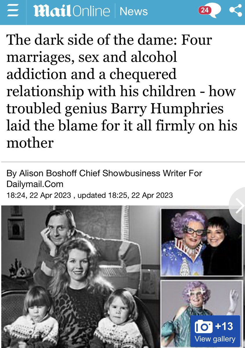 bmay's tweet photo. You misspelt ‘sober for 50 years and married to his last wife for 33’, you foul, craven ghouls. https://t.co/CqM4SlAjem
