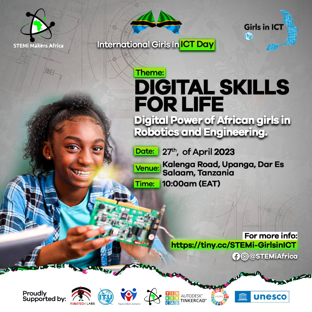 We are working closely with @STEMiAfrica to support girls and  women in technology by providing stem education, skills and innovation. @ITU @UNESCO @tinkercad
@RobotechLabsTZ
#Digitalskillsforlife