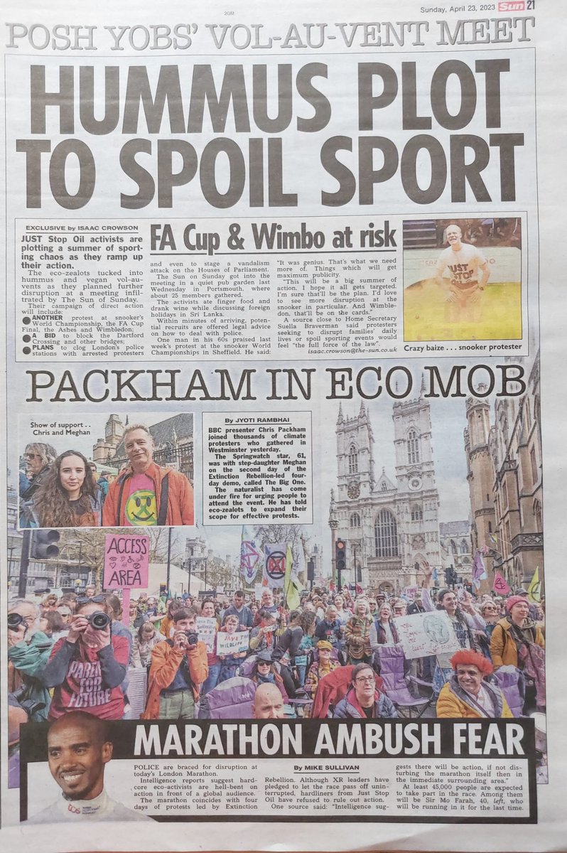 We think the @DailyMailUK might need to watch one of our films, they sound a little confused?

#TheBigOne #UniteToSurvive @XRebellionUK @ChrisGPackham