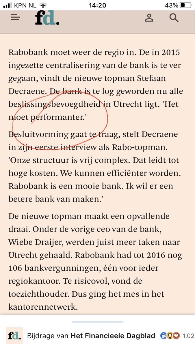 Dit wordt een buzz woord van het management ⁦<a href="/Japked/">Japke-d. Bouma</a>⁩
