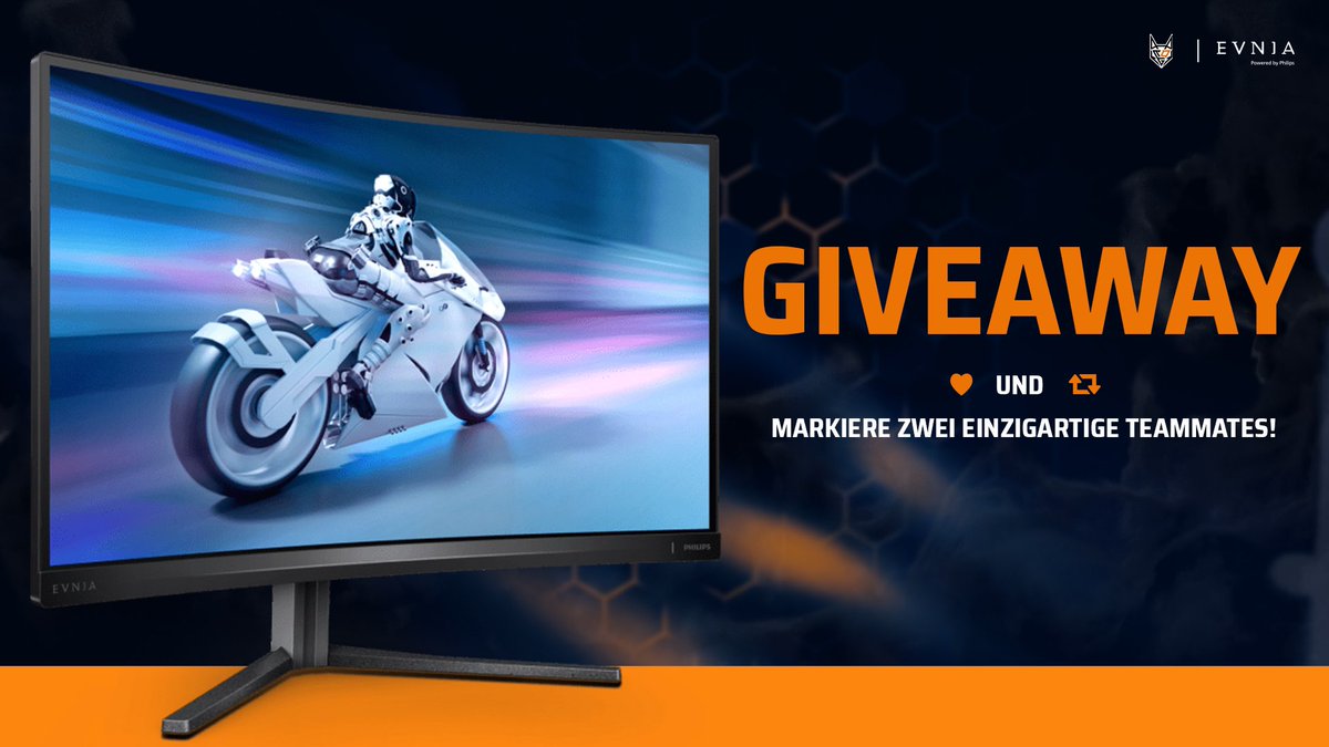 IT'S GIVEAWAY SEASON 🤩

We have the opportunity to send one brand-new monitor of our main partner @PhilipsGamingEU straight out of production to one lucky fox 🦊

To enter, you must
⬆️ Follow
🧡 Like
🔄 Retweet
🥰 and tag two matchless mates

Giveaway runs 4 weeks, good luck! 🍀