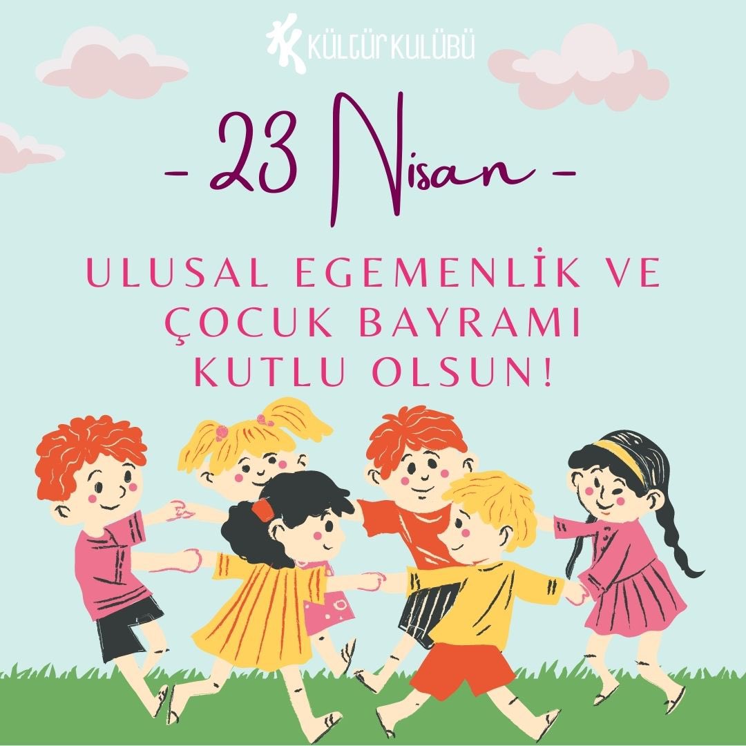 Çocukları sağlıklı ve bilgili yetiştirilmeyen uluslar, temeli çürük binalar gibi çabuk yıkılırlar. Çocukların zarar görmediği bir dünyada yaşamak dileğiyle...

23 Nisan Ulusal Egemenlik Ve Çocuk Bayramımız Kutlu Olsun🇹🇷

#23NisanKutluOlsun #23Nisan #23Nisancocukbayramı