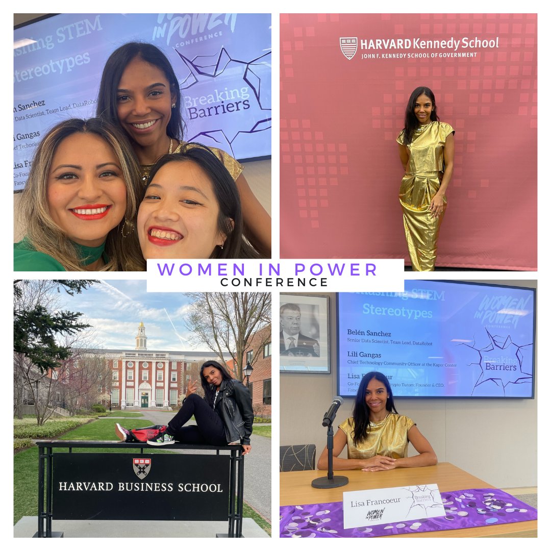 Speaking at Harvard University was a highlight of Lisa's life! Speaking alongside Belén Sanchez and Lili Gangas was a huge honor for her.