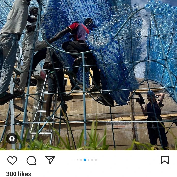 brandsdiscovery's tweet photo. HERI-Kenya and the Diani Municipality in partnership with Stanford University, TUM University , DiscoverBrands and Renown sculptor *Jean Shin* have been working together to create a public wave sculpture from single use plastics.
@brandsdiscovery 
@HERIkenya
@KEPSA_KENYA 
@UNEP https://t.co/zJFZrFkXuB