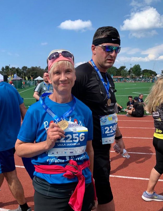 norwayingreece's tweet image. Nice race today at the 14th Poseidon Athens Half Marathon near the wonderful Faliro bay waterfront and with a good cause #WeAreAllWinners @AthensHalfMara1