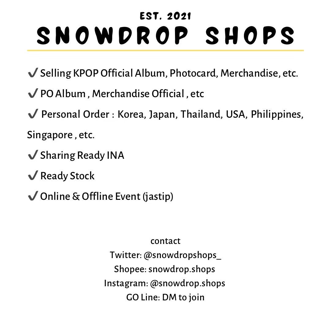 SNOWDROP SHOPS tweet media