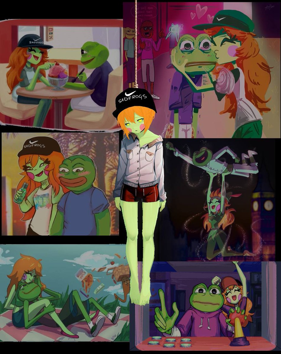 GrinchInu's tweet photo. Hey $Pepe from one green brother to another I say your @PepeWife is looking real fine these days

#Pepe #PepeWife #memecoin https://t.co/DzekCTK9IT