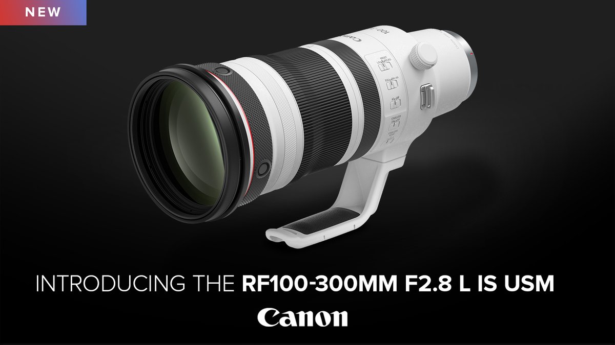 CanonUSA's tweet photo. Improve your image quality with great low-light results and expand your zoom range up to 300mm with the new RF100-300mm F2.8 L IS USM lens. Made for photographers that want gorgeous background bokeh that makes their imagery pop!

Available for pre-order: https://t.co/3NlRlSoXpC https://t.co/6Ub5ayCPXO