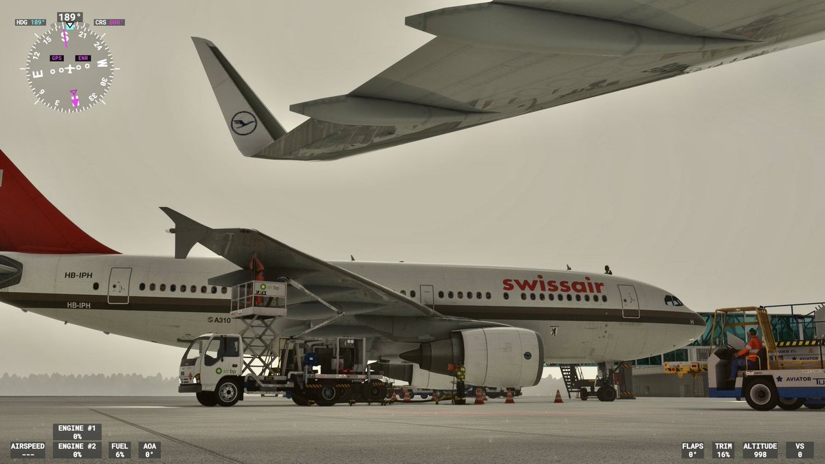 Fbn_Av's tweet image. J'avais dit que ce week-end serait dédié au vol. 🛫
Aller pour Oslo hier, retour ce matin vers Nice.
L'occasion de tester #GSXpro de #FsDreamTeam qui ajoute vraiment une ambiance plus réelle et sympa sur nos aéroports.
#msfs2020 
@MSFSofficial @iniBuilds #A310