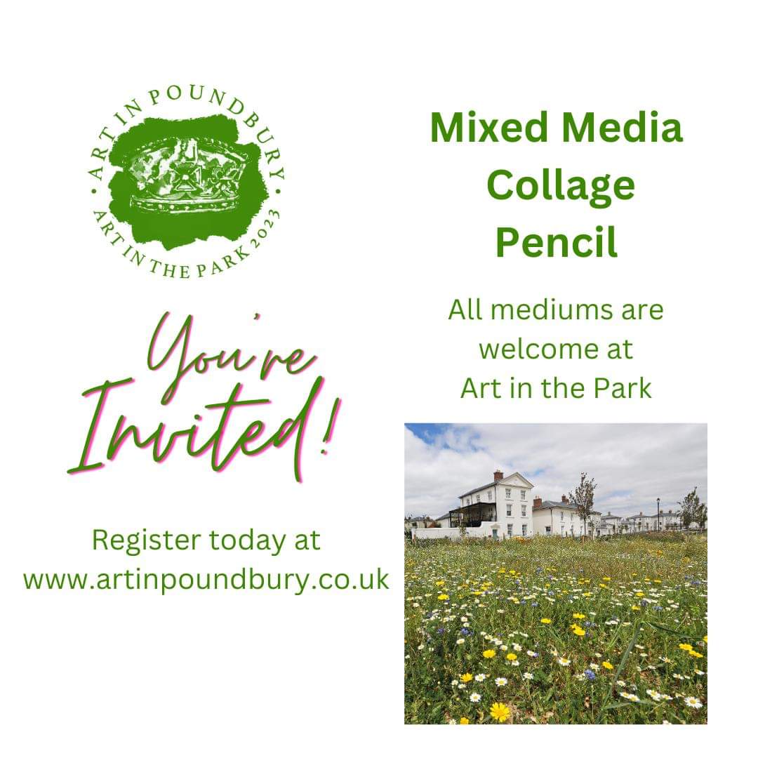 Registrations still open for Art In the Park. Full details at
artinpoundbury.co.uk 
#artevent #Artists #enpleinair