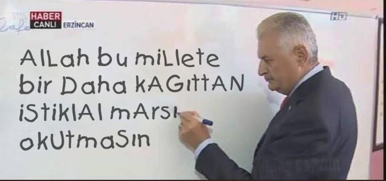 mahir_gra2's tweet photo. 'Allah bu millete bir daha kağıttan İstiklal Marşı okutmasın' https://t.co/5et0xDDYS3