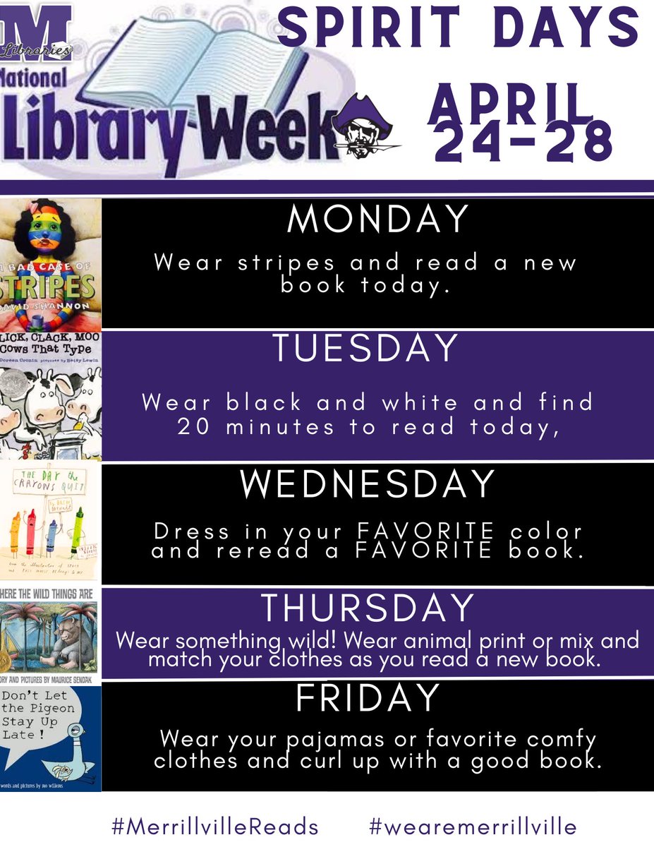 National Library Spirit Week!