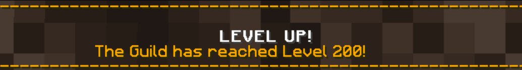 HypeMCGuild's tweet photo. Guild has finally reached level 200 https://t.co/egIctksYJY