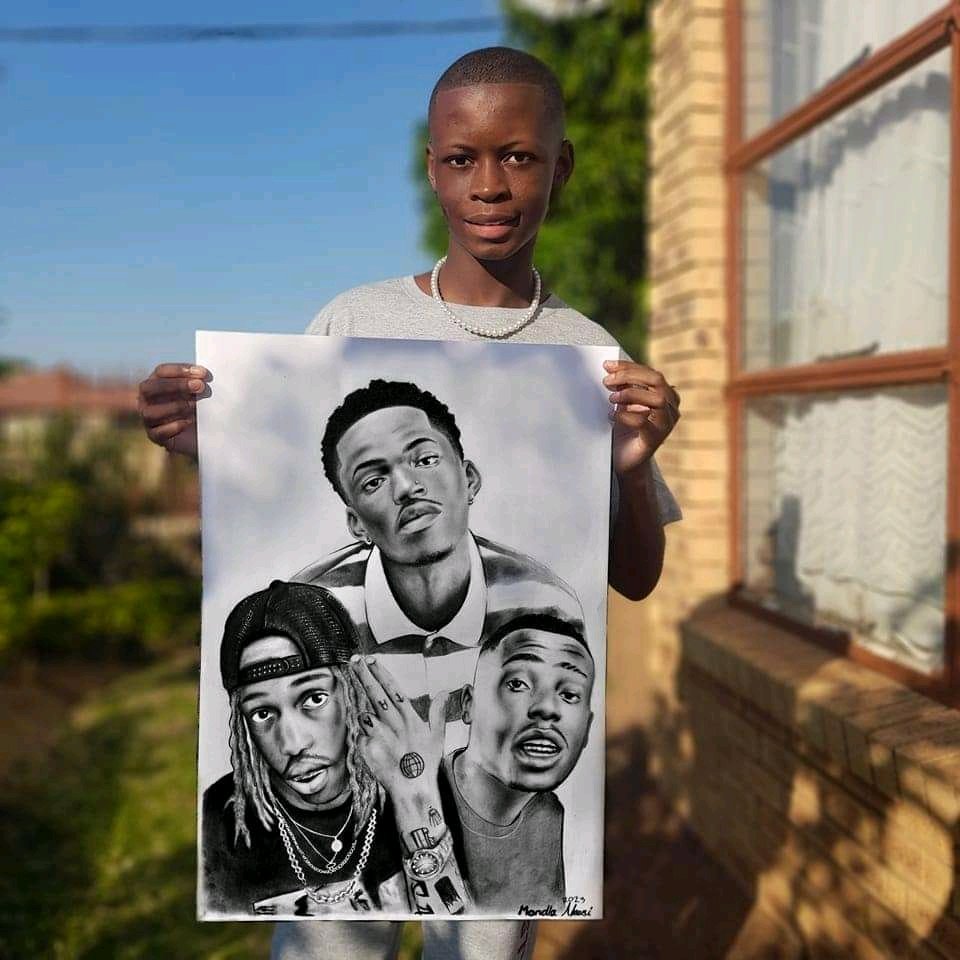 💢 Cc <a href="/LoatinoverPound/">Loatinover Pounds</a> <a href="/TheReal_25K/">25K THE PLUG™ 🔌</a> &amp; <a href="/Thapeloghutra/">Thapelo Ghutra</a> ♥️

Cred 🎨: MANDLA NKOSI ART♥️
[Facebook Post: facebook.com/photo.php?fbid… ]♥️