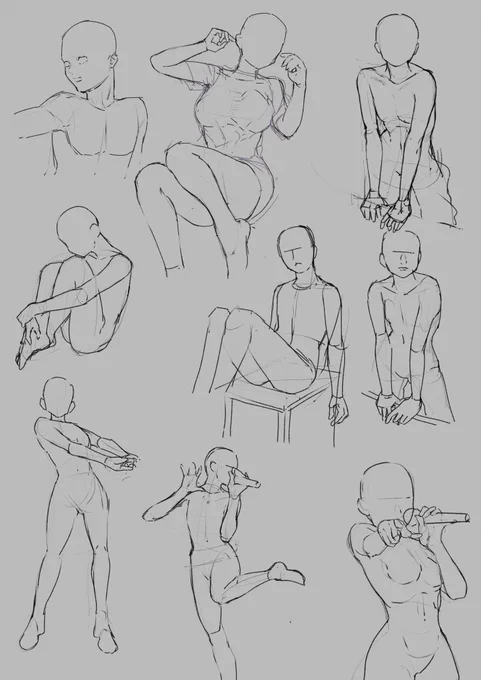 お絵かき早く描けるように練習中でやんす。
昔はこういう練習をなんとなくでやってたけど、今はどうしていきたいか道筋を立ててその上で練習してるからやりがいがある✨ 