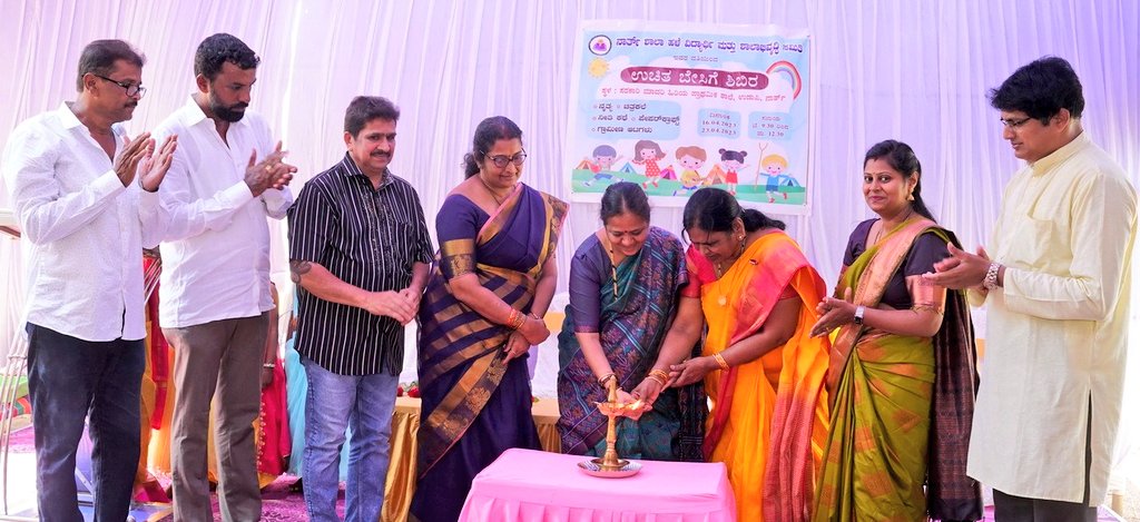 ProfSRK's tweet photo. Presided over the Valedictory Function of 8 days long #FreeSummerCamp organized by our @NorthSchoolUdp Old Students Association today afternoon. Around 45 students participated in this #SummerCamp.
#NorthSchool #Udupi #NorthSchoolUdupi @VisitUdupi @narendramodi @EduMinOfIndia https://t.co/7wIZGr319v