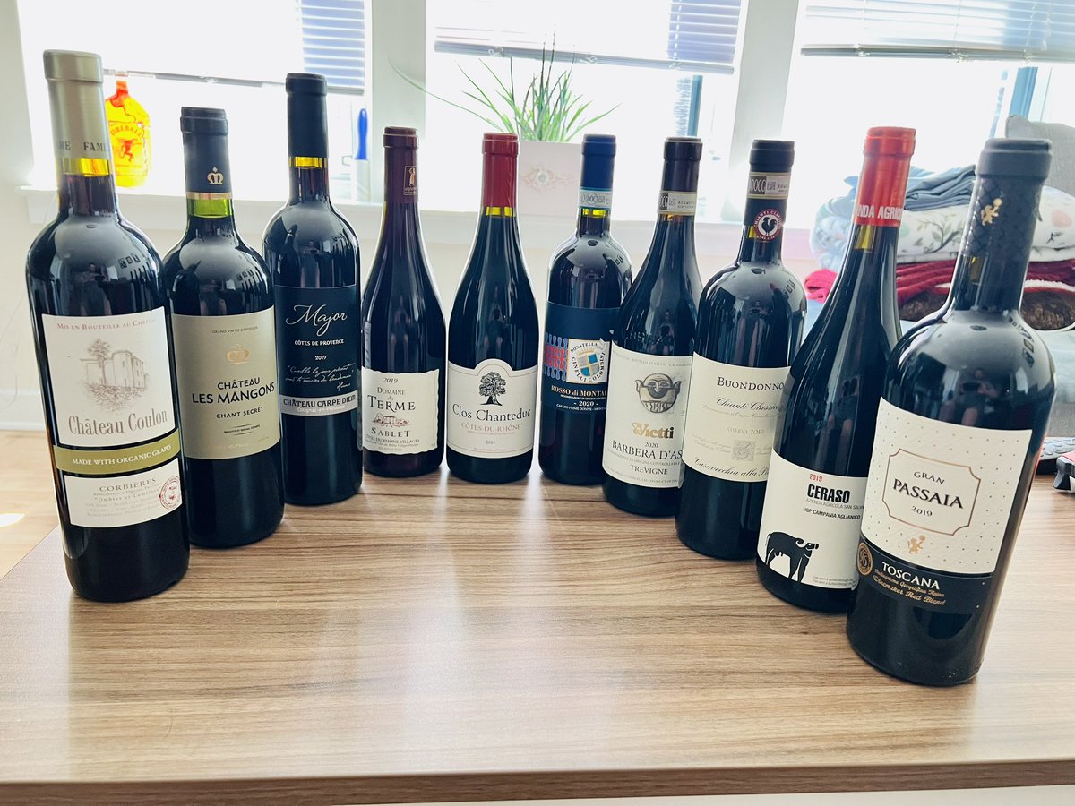 Monktastic7's tweet photo. @Kram207 @Lusts_Food These were the wines we poured that day - all from @dcanterwines 

Wine and more wine lol https://t.co/jBjP8fyP8o