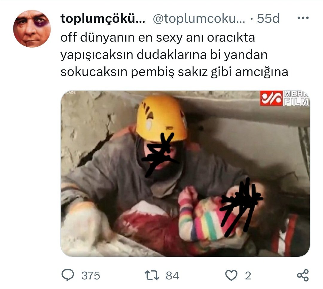Tolstoy0X's tweet photo. şu iti tutuklayacak emniyet gücleri nerede @istanbul_EGM https://t.co/5fOa94fvvw