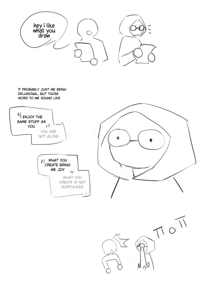 a personal comic for my birthday, and also a thank you letter to you guys 