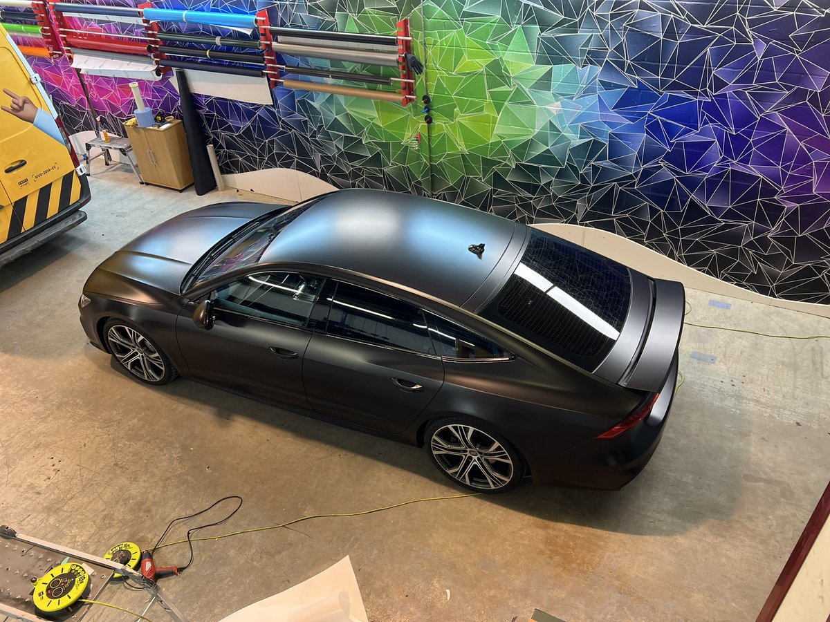Audi A7 vinyl wrapped Avery satin Black at Wrapping Cars London. 
-
#audi #a7 #satin #black #wrap #london🇬🇧 
-
wrappingcars.co.uk