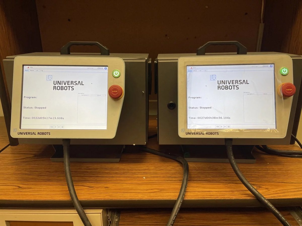 universalrobots's tweet image. ◆◆ AVAILABLE FOR SALE ◆◆  
★UNIVERSAL ROBOT UR10 CB3★    

◆◆ CONTACT US◆◆  
★ 972-352-3552  
★ 972-488-1200  
★info@universalroboticinc.com ★universalroboticinc.com◆◆ 

#automation #industrialrobot #industrial #robotics #robots #robot #fanuc #buy #buyrobots