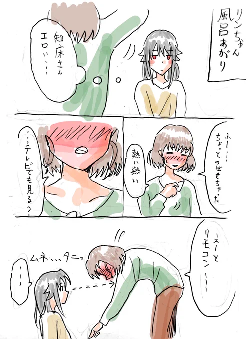 はいふり成人パロ(5)
自慢(?)の身体で誘ってみる知床さんと見破る宗谷さん

#はいふり #シロ鈴 #漫画 #百合 