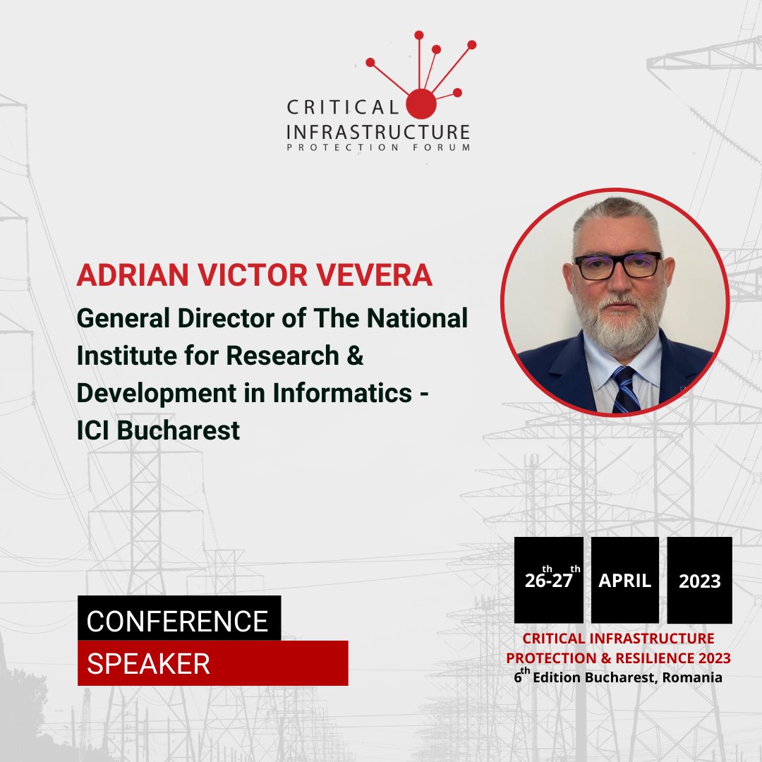 CipForum's tweet photo. It is a privilege to announce Mr. Adrian Victor Vevera, General Director of @ICIBucharest , as a speaker during the event taking place between April 26-27, 2023, at the Palace of Parliament.
More details about the event: https://t.co/4PIg7yVTXL  #CIPForum  #CIPForum6 #resilience https://t.co/qAmjD676iW