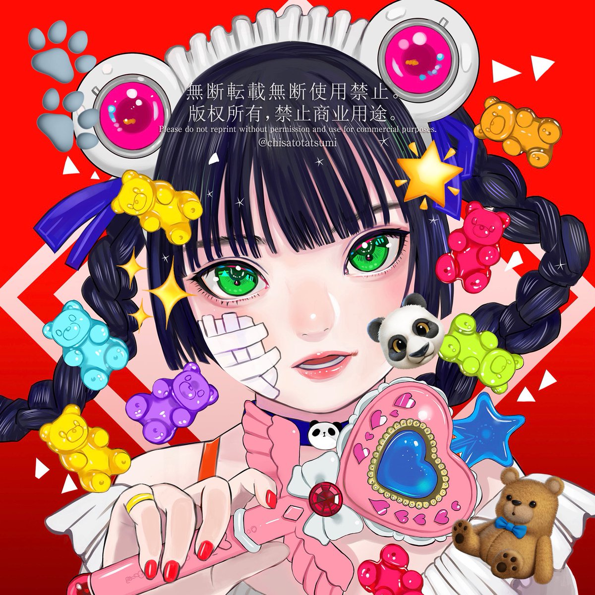 「クラスのみんなには、内緒だよ 」|巽千沙都/ChisatoTatsumiのイラスト