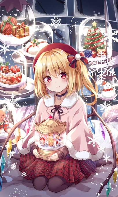 今日寒かったからスノードームフランちゃ 
