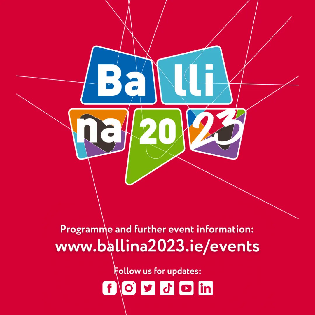 ballina2023's tweet photo. Over the coming days it's all about Mayo, Mayo, Mayo in the #Ballina2023 event calendar!
#UpcomingEvents #MyBallina #BallinaEvents #Ballina2023Celebrations #LoveBallina #MayoDay #WOIWMM23 #WhatsOnInBallina #CountyMayo #WildAtlanticWay #FamilyFun #FamilyFriendlyIreland https://t.co/dbL0Pk4IeU