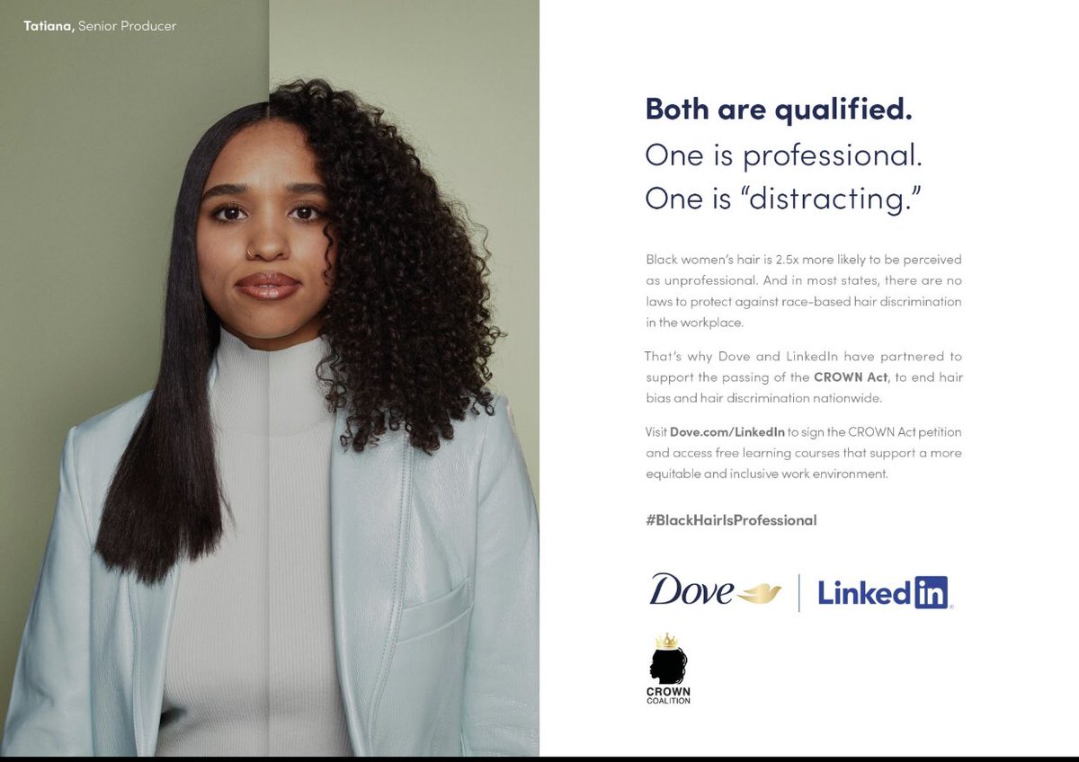 DaphneyDorcius's tweet photo. https://t.co/w6LVVgfBcS
Appreciate @Dove and @LinkedIn bringing attention so such an important reality for so many of us. https://t.co/JmHMHeKndL