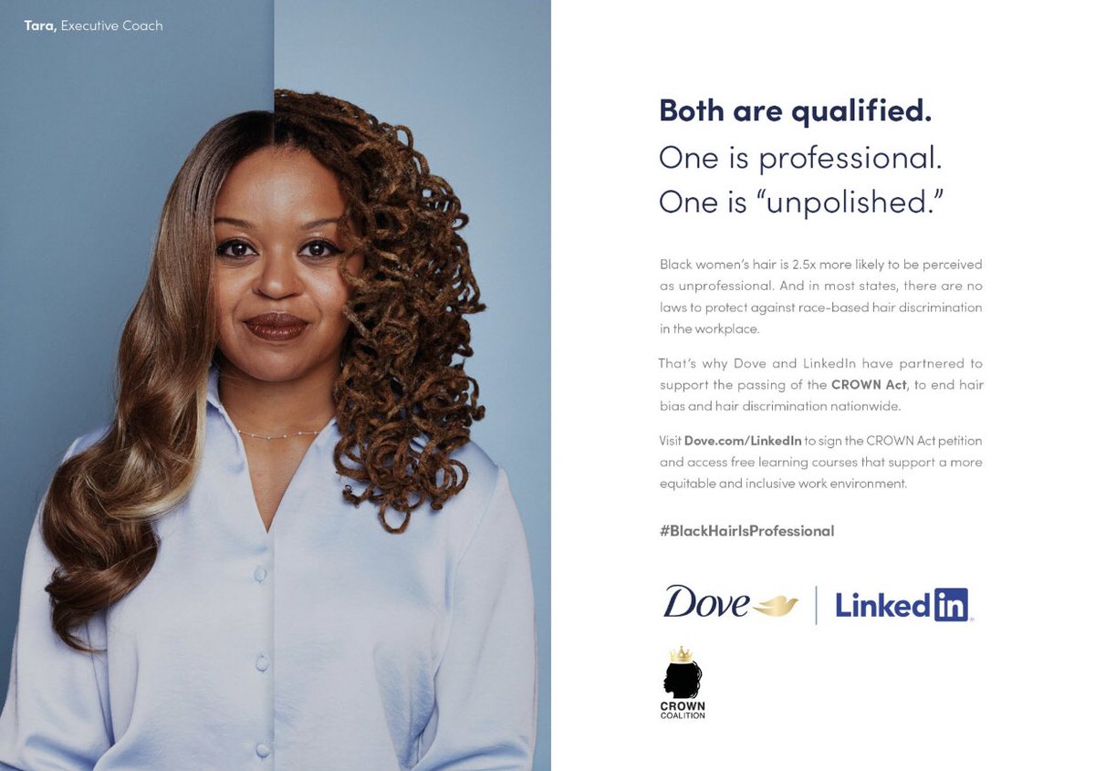 DaphneyDorcius's tweet photo. https://t.co/w6LVVgfBcS
Appreciate @Dove and @LinkedIn bringing attention so such an important reality for so many of us. https://t.co/JmHMHeKndL
