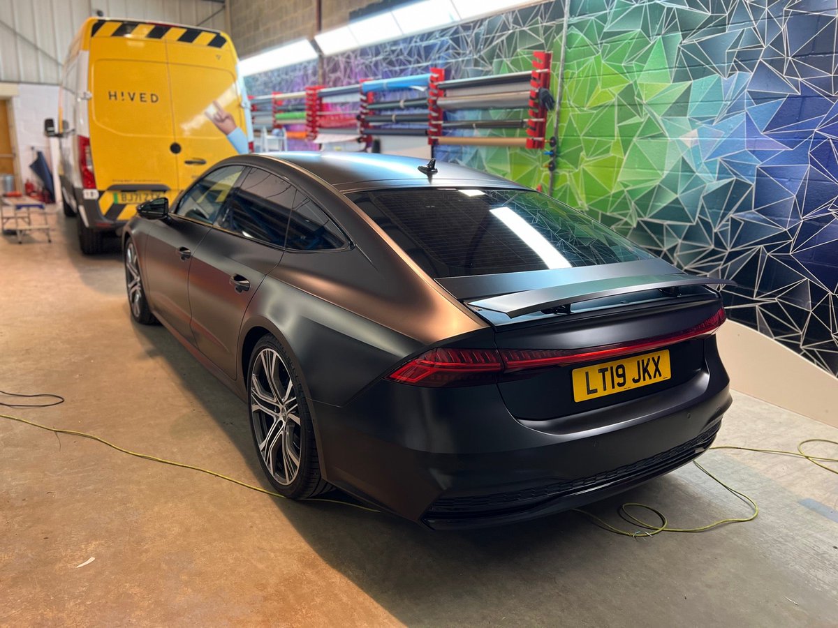 "Audi A7 vinyl wrapped Avery satin Black at Wrapping Cars London. -#audi #a7 #satin #black #wrap #london🇬🇧 -www.wrappingcars.co.uk" #FoursquareFind <a href="/wrappingcars/">wrappingcars</a> foursquare.com/item/64452c6a4…?... foursquare.com/item/64452c6a4…