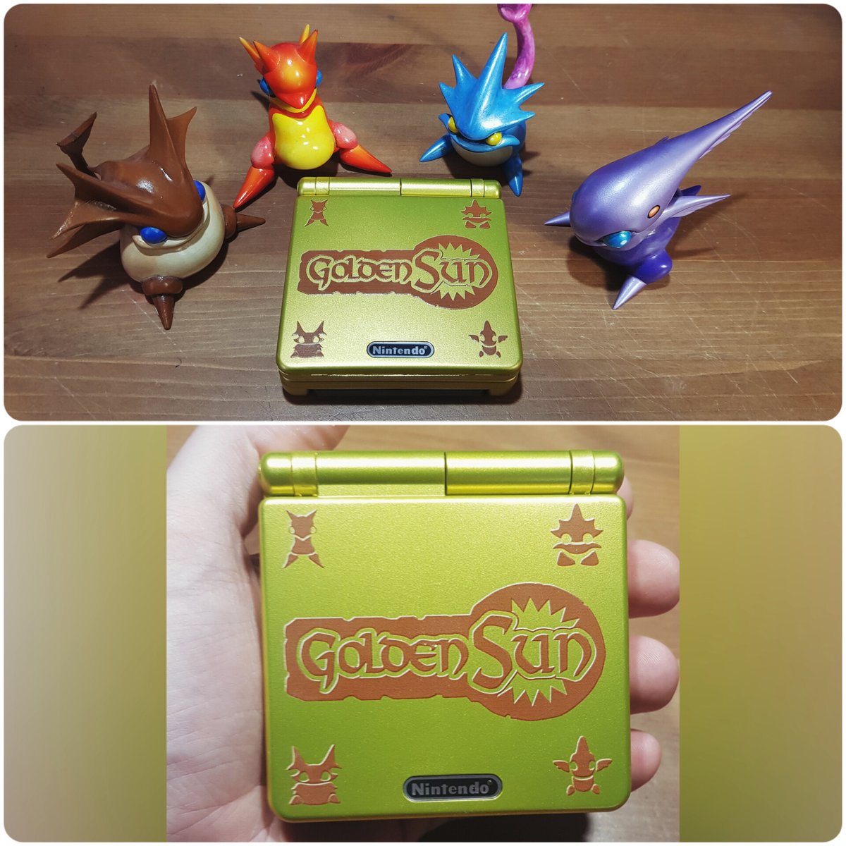 First custom I did on a GBA SP, mostly played on this one at the time.

#芸術同盟 #GoldenSun #3dprint #goldensunfanart #黄金の太陽  #artrt #ArtistOnTwitter #artshare #gameboyadvance #GameBoy #gameboyadvancesp