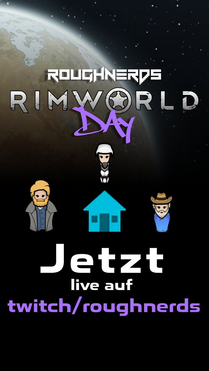 roughnerds's tweet photo. Moin Ihr Racker. Roughnerds #Rimworld Day (RRD) ist gestartet und wir sind #live. Kommt rum und lasst uns einen entspannten Sonntag haben! *cheers*
https://t.co/JmOqC9YxrA https://t.co/KMmUH2ZiVB