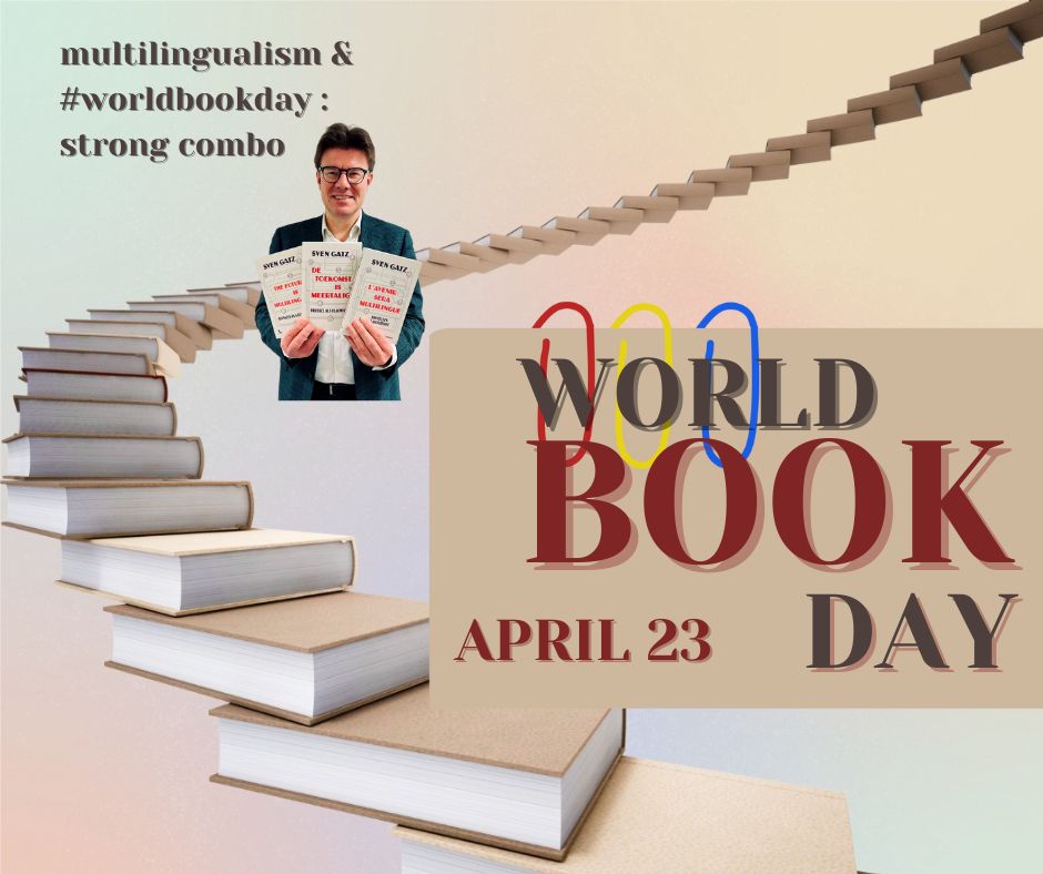 svengatz's tweet photo. #WorldBookDay @UN #leescultuur #fosteringreading #promouvoirlapublicationdelivres #protectingcopyright #JUSTTHINKING : #Brussels for #WordBookCapital one of these years ? combination #multilinguisme #ImagoVanBrussel https://t.co/slEM6hAY05