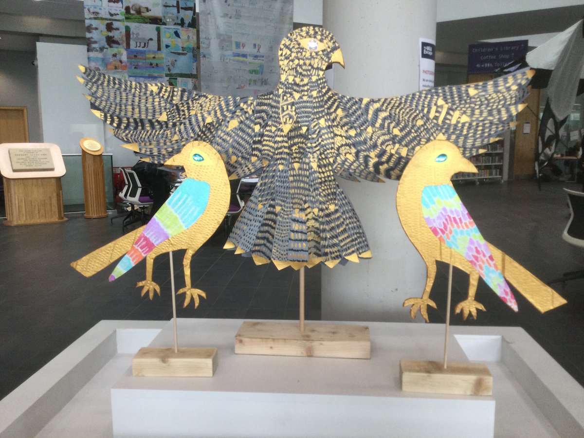 Everyday shd be #EarthDay
Here’s just a sample of the wonderful work done by local schools &amp; artists for The Wild Escape Flights of Fancy on show for #EarthDay2023 @ 1 Riverside

#Birds #Environment #habitat 

<a href="/Touchstones/">life</a> <a href="/bryanberesford/">Bryan Beresford</a>